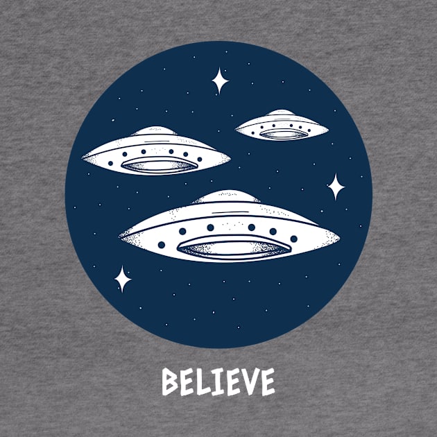 Believe UFOs by CHADDINGTONS